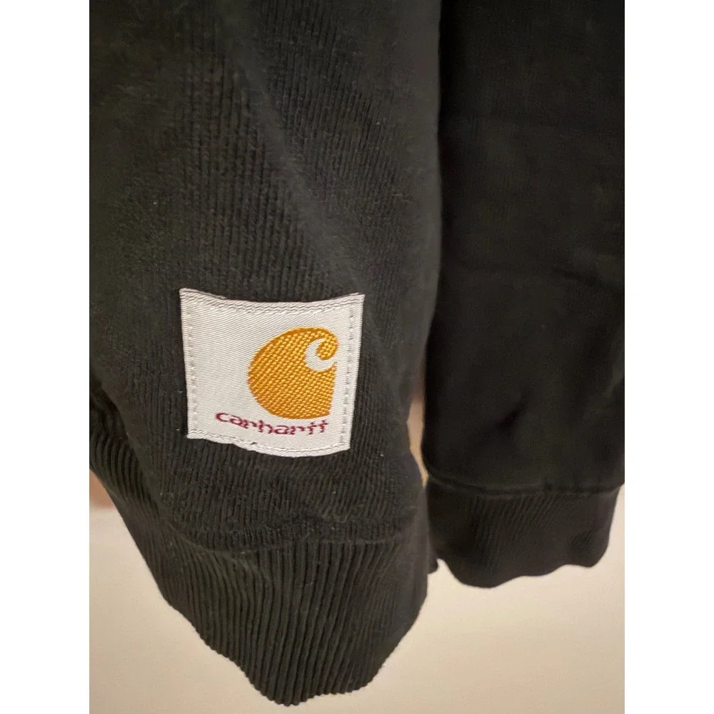 Carhartt Tencel Fiber Series Mens 2X Black Quarter Zip Sweatshirt Relaxed Fit